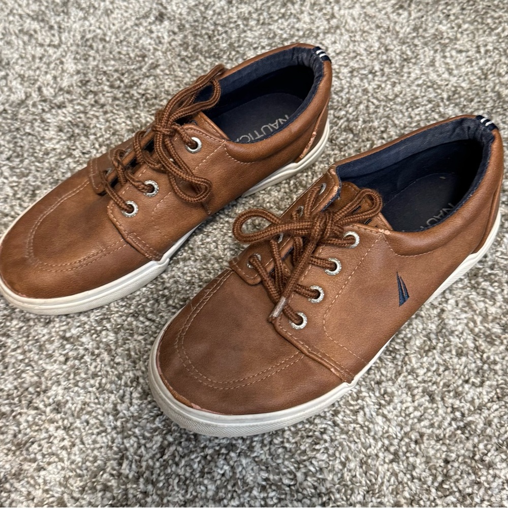 Nautica Boy’s Brown Casual/Oxford Shoes